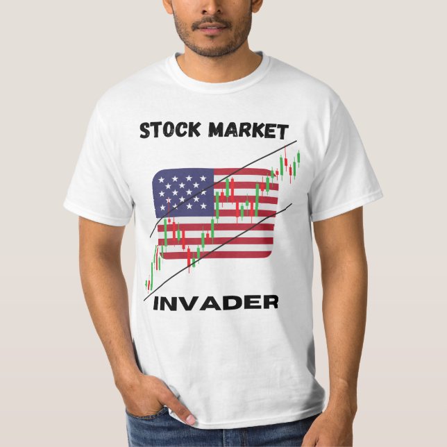Stock Market Invader T-Shirt (Front)