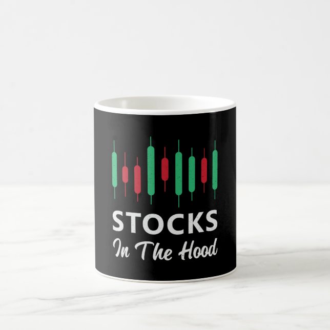 Stock Market Stocks In The Hood Trading Trader Coffee Mug (Center)
