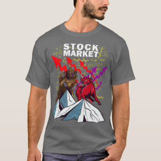 Stock Market trader Forex Trader Investor Trading  T-Shirt