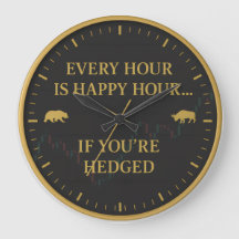Stock Market Trader Wall Clock