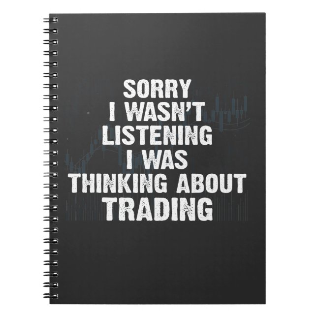 Stock Market Trading Hobby Investor Day Trader Notebook (Front)