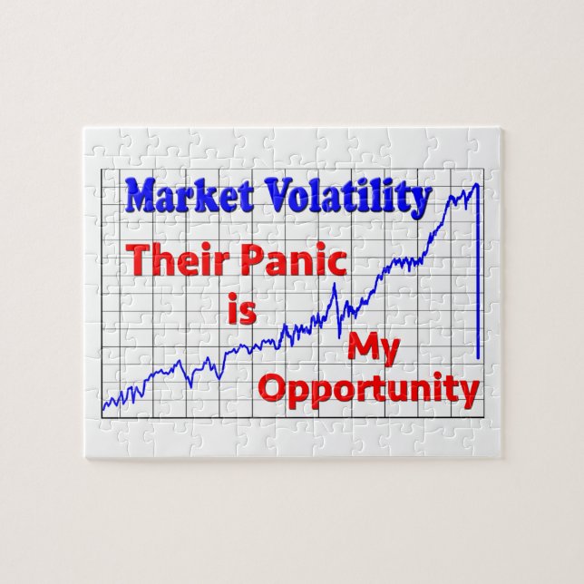 Stock Market Trading Panic Opportunity Jigsaw Puzzle (Horizontal)