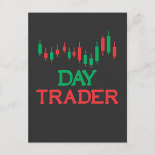Stock Market Trading Sell Buy Day Trader Investor Postcard