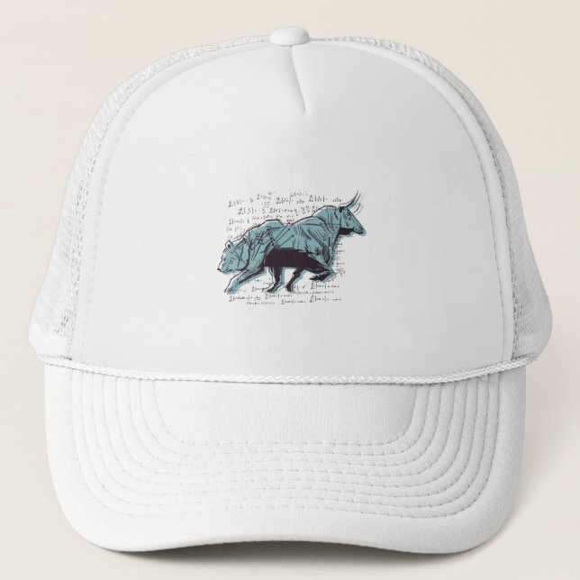 Stock market trucker hat (Front)