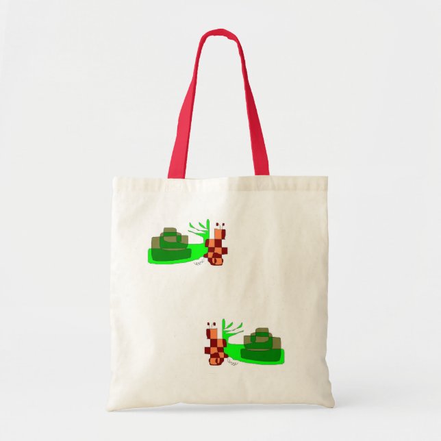 stock market with two green snails tote bag (Front)