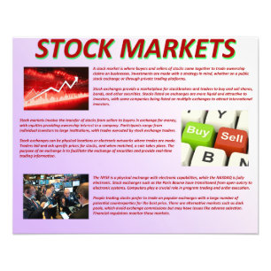 Stock Markets Photo Print