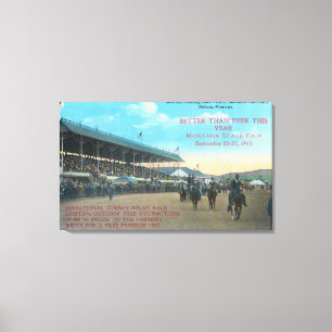 Stock Parade at Montana State FairHelena, MT Canvas Print