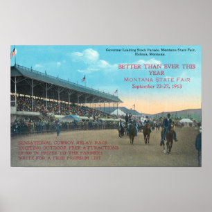 Stock Parade at Montana State FairHelena, MT Poster