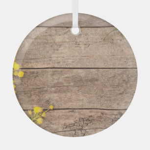 Stock photography, styled vintage concept. glass tree decoration