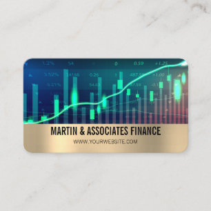 Stock Tech   Finance  Business Card