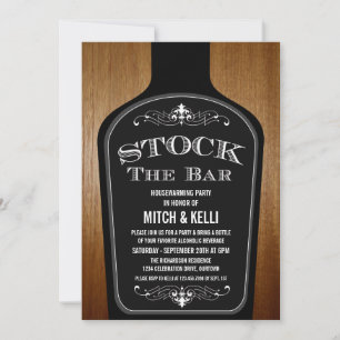 Stock the Bar Housewarming Party Invitations