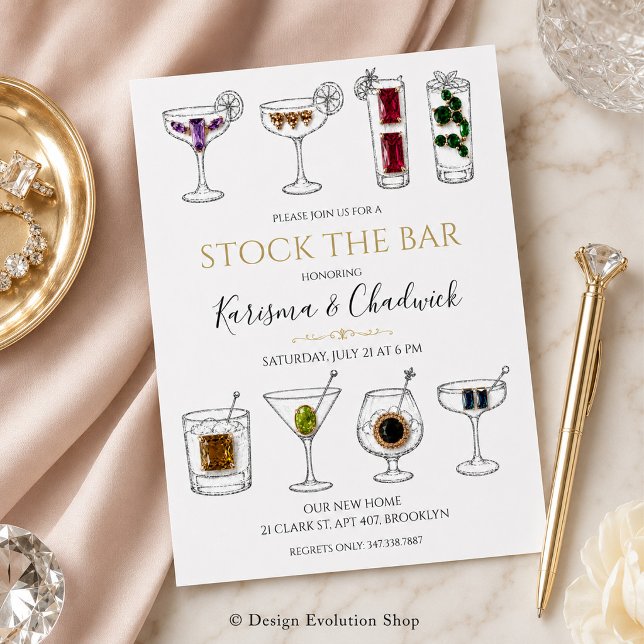 Stock the Bar Shower Invitation (Creator Uploaded)