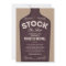 Stock the Bar Shower Invitations