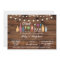 Stock The Bar Wood Engagement Shower Invitation