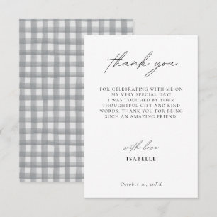 Stock The Kitchen Boho Watercolor Thank You Card