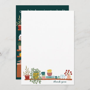 STOCK THE KITCHEN Bridal Shower CUSTOM Cute Thank You Card