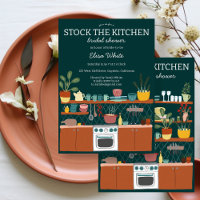 STOCK THE KITCHEN Bridal Shower Cute CUSTOM
