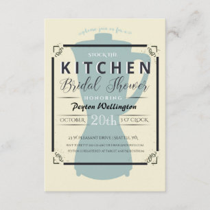Stock the Kitchen Bridal Shower Invitation