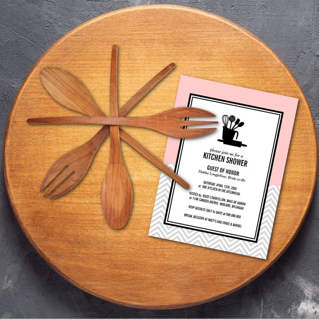 Stock the Kitchen Bridal Shower Invitations (Creator Uploaded)