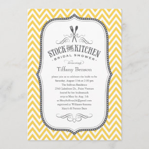 Stock the Kitchen Bridal Shower Invitations