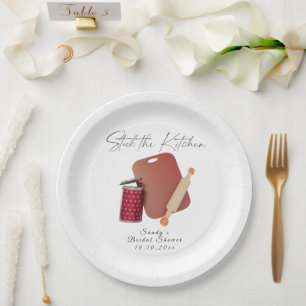 Stock the Kitchen Bridal Shower Paper Plate
