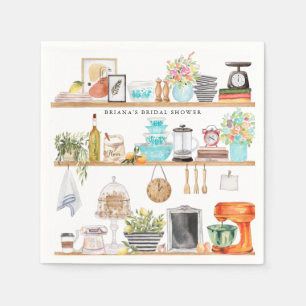 Stock the Kitchen Bridal Shower Personalised Napkin