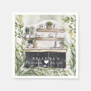 Stock the Kitchen Bridal Shower Personalised Napkin
