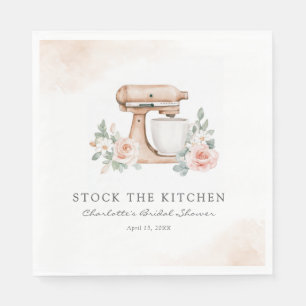 Stock the Kitchen Elegant Bridal Shower Napkin