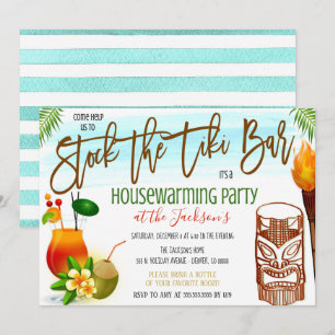 Stock the Tiki Bar Invitation