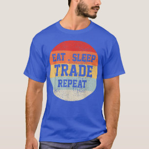 Stock Trader Trading Retro Vintage Funny Gift T-Shirt