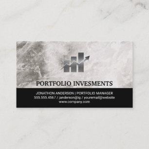 Stock Trading   Financial Chart Investments Business Card