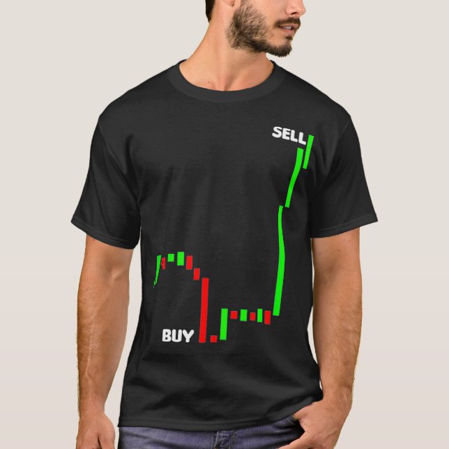 Stock Trading Shirt  Pips Buy Sell Gift (Front)