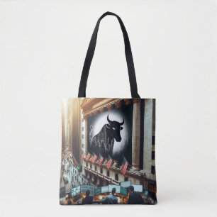 Stock Trading Tote Bag