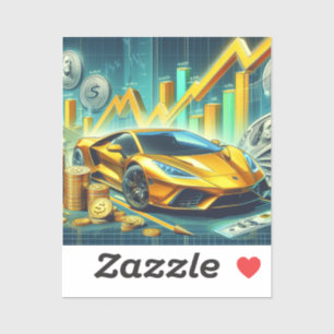 Stock Trading Vinyl Sticker