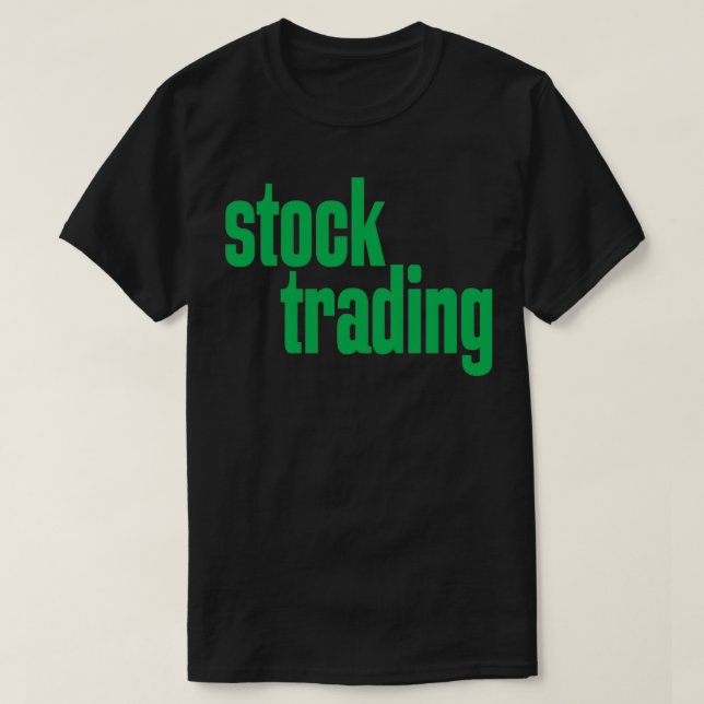 Stock Trading Wall Street Bull Bear Market 1 T-Shirt (Design Front)