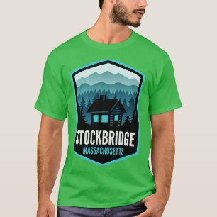 Stockbridge Massachusetts Mountain Town Cabin  T-Shirt