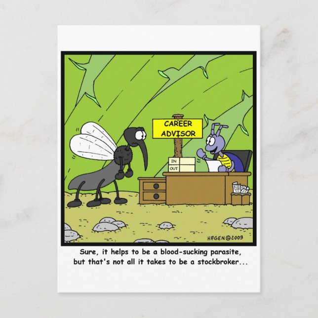 Stockbroker Postcard (Front)