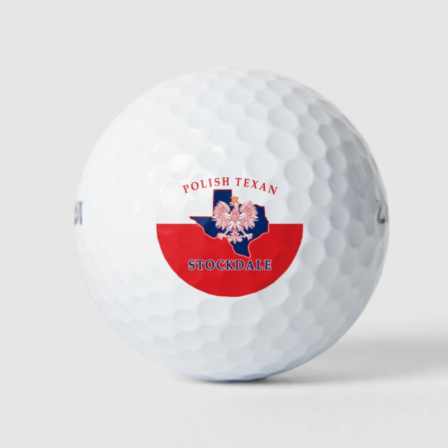 Stockdale Polish Texan Golf Balls (Front)