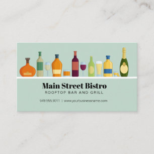 Stocked Bar Business Card