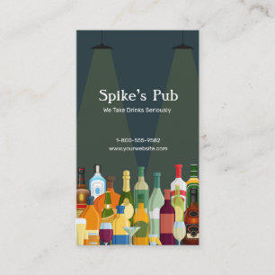 Stocked Bar Business Card