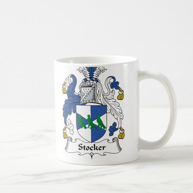 Stocker Family Crest Coffee Mug (Right)