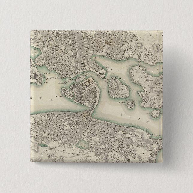 Stockholm 15 Cm Square Badge (Front)