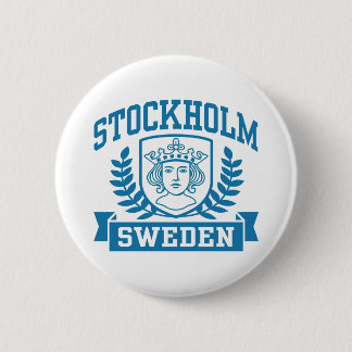 Stockholm 6 Cm Round Badge