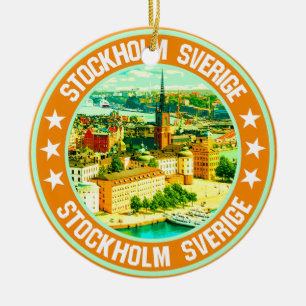 Stockholm ceramic tree decoration