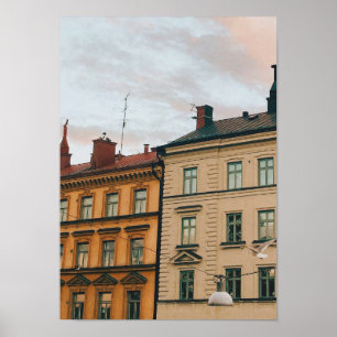 Stockholm Cityscape Poster