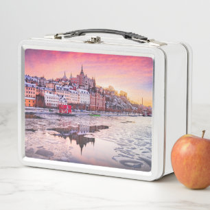 Stockholm frozen Mariaberget Metal Lunch Box