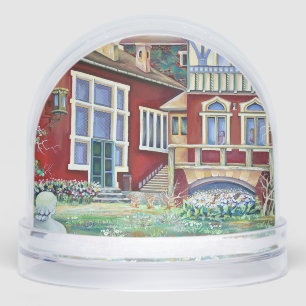 Stockholm Gamla Stan Illustration Sweden Snowglobe