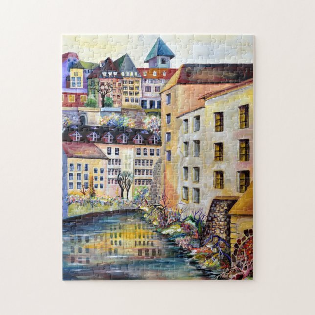 Stockholm Gamla Stan - Old Town Jigsaw Puzzle (Vertical)