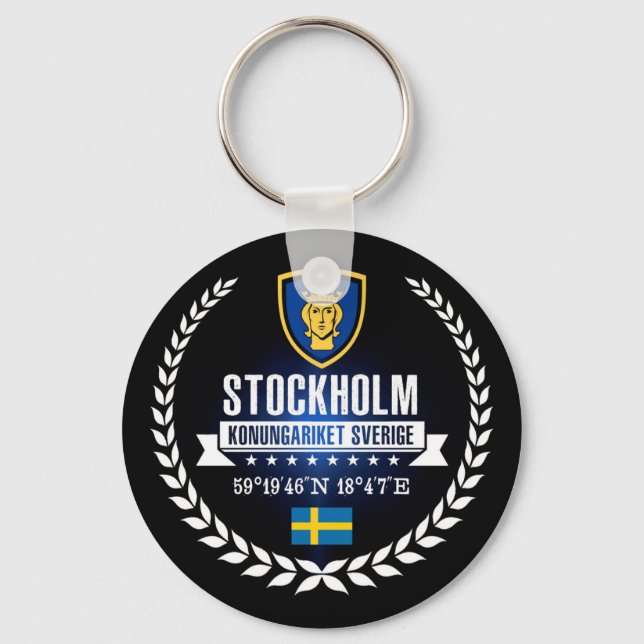 Stockholm Key Ring (Front)