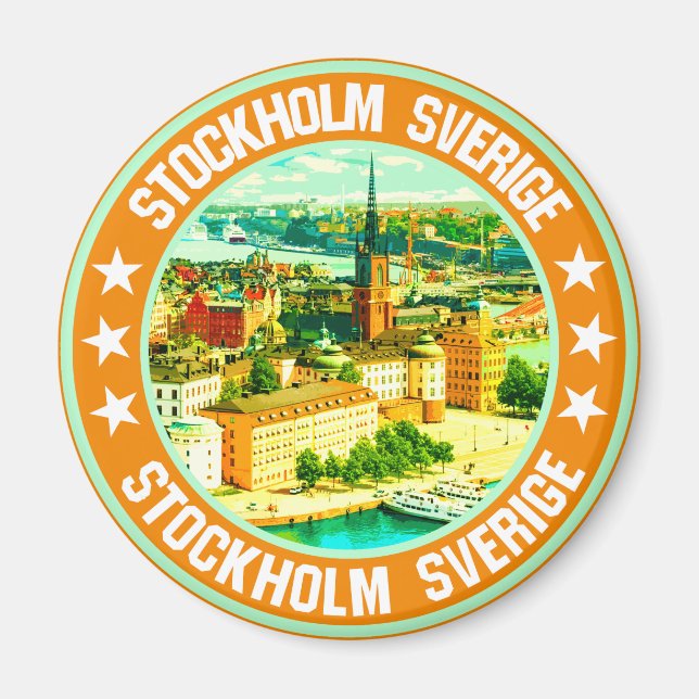 Stockholm                                          magnet (Front)